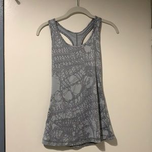 Patterned Nike tank top